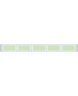 Multi-Purpose Patient Charge Labeling, Piggyback, ¾ x 1¾, Green, 5 Across (11 carrier width), 25,000/bx