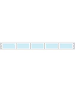 Multi-Purpose Patient Charge Labeling, Piggyback, ¾ x 1¾, Blue, 5 Across (11 carrier width), 25,000/bx