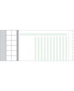 Labeling For Sunquest Lab Information Systems (the FLEXiLAB system), 5 x 10¼ (Work Card, Label/Paper Form), Glove Adhesive® Labels For Dot Matrix Printers (12 carrier width), 1,000/bx