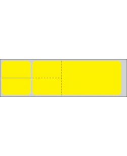 Labeling For Sunquest Lab Information Systems (the FLEXiLAB system), 1 3/16 x 4 1/8, Yellow, Infrared Thermal Glove Adhesive® Labels For Direct Thermal Printers (4½ carrier width), 4,300/rl, 2 rl/bx