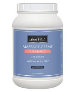 Deep Tissue Massage Creme, 1 Gallon Jar, 4/cs