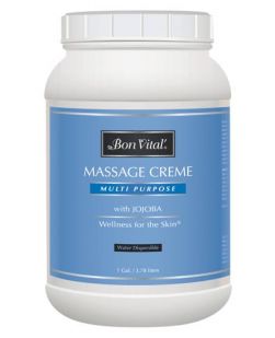 Multi-Purpose Massage Crème, 1 Gallon Jar, 4/cs
