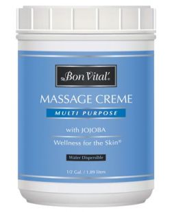 Multi-Purpose Massage Crème, 0.5 Gallon Jar, 6/cs