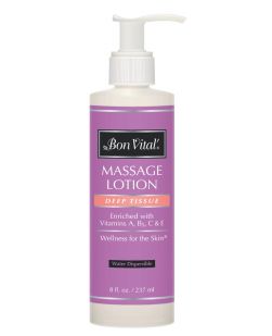 Deep Tissue Massage Lotion, 8 oz Bottle with Pump, 12/cs