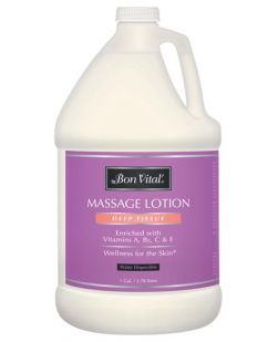 Deep Tissue Massage Lotion, 1 Gallon Bottle, 4/cs