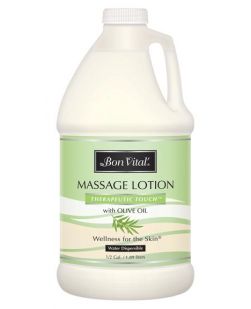 Therapeutic Touch Massage Lotion, 0.5 Gallon Bottle, 6/cs