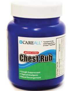 Medicated Chest Rub, 3.53 oz Jar, 24/cs