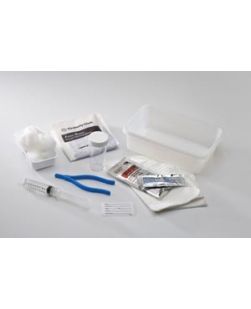 Catheter Insertion Tray, 10cc Prefilled Syringe & (3) BZK Swab Sticks, 20 trays/cs (Continental US Only)