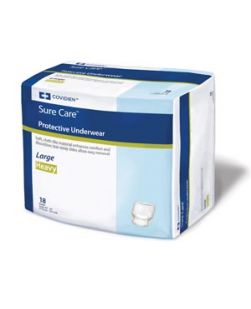 Protective Underwear, Large (44-54), 4 Blue Stands Band Color, Regular Absorbency, 18/bg, 4 bg/cs (36 cs/plt) (Continental US Only)