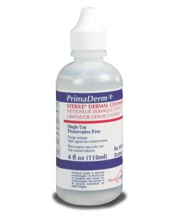 Dermal Wound Cleanser, 4.15 oz Squirt Top Bottle, Sterile, 12/cs