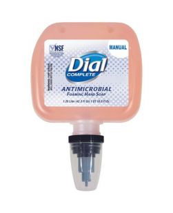 Hand Wash, Foaming, Antimicrobial, Original DUO Manual Universal, 1.25 Liter Refill, 3/cs (1700005067, 1590686, 1937876)