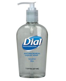 Sensitive Skin Liquid Hand Soap, Antimicrobial, Pump, 7.5 oz, 12/cs (180 cs/plt) (2340082834, 1747043, 1937889)