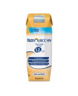 Isosource® HN Unflavored, 250mL Tetra Prisma, 24/cs (144 cs/plt) (Minimum Expiry Lead is 90 days)