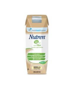 Nutren® 1.0 with Fiber, Unflavored, 250 mL Tetra Prisma, 24/cs (144 cs/plt) (Minimum Expiry Lead is 90 days)