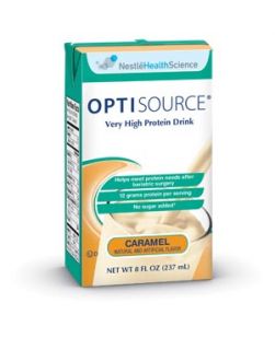 Optisource® HP Drink, Carmel, 8 oz, 27/cs (Minimum Expiry Lead is 90 days)