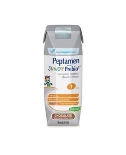 Peptamen Jr, Prebio1, Chocolate, 250mL Cans, 24/cs (Minimum Expiry Lead is 90 days)