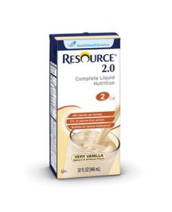 Resource® 2.0 Vanilla Crème, 32 fl oz, 12/cs (90 cs/plt) (Minimum Expiry Lead is 90 days)