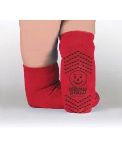 Slipper Sock, Double Printed Risk Alert, Red, XXXL-Adult/Bariatric, 48 pr/cs