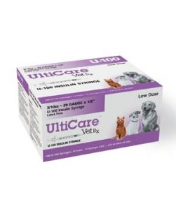 U-100 Syringe, 29G x ½, 3/10cc, 100/bx