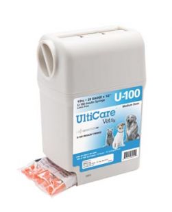 UltiGuard U-100 Syringe Dispenser, 29G x ½, 1/2cc, 100/bx