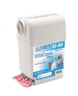 UltiGuard U-40 Syringe Dispenser, 29G x ½, 1/2cc, 100/bx