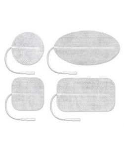 ValuTrode Cloth Electrode, White Fabric Top, 1¼ Round, 4/pk, 10 pk/bg, 1 bg/cs (090153)