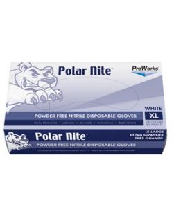 Nitrile Glove, Powder-Free, White, X-Large, 100/bx, 10bx/cs