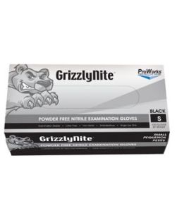 Nitrile Exam Powder Free Glove, Black,  Small, 100/bx, 10bx/cs