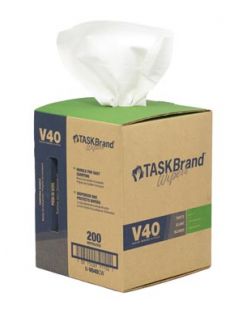 Taskbrand® V40 HW DRC, Center-Pull, 10 x 12, 200/bx, 1bx/cs