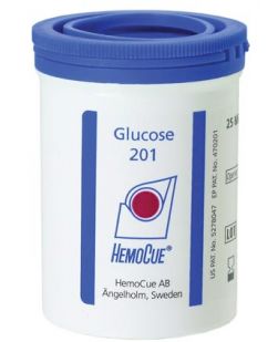 Microcuvette HemoCue® Glucose 201 Diabetes Management Blood Glucose For HemoCue® Glucose 201 Blood Glucose Analyzer 100 Tests 5 µL Sample Size