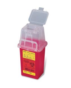Sharps Collector, 1.5 Qt, Phlebotomy, Red, 36/cs (30 cs/plt) (Continental US Only)