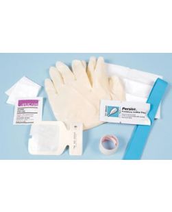 Kit Includes: Persist Swabstick, Tegaderm® Dressing, Frame Style, (2) 2x2 Gauze Sponges, ¾ Roll Transpore Tape, Tourniquet, Alcohol Wipe, ID Label, Pair Medium Exam Gloves, 25/bx, 8 bx/cs (Continental US Only)