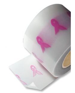 Barrier Film, Pink Ribbon, 4 x 6, 1200 sheets/rl, 8 rl/cs