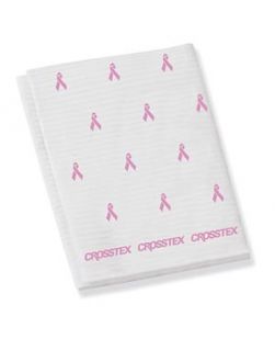 Towel, 2-Ply Paper, Poly, 19 x 13, Pink A Purpose, Pink Ribbons, 500/cs