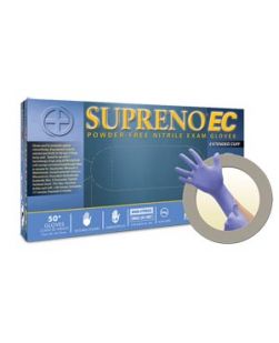 Exam Gloves, Nitrile Extended Cuff, PF, Latex-Free, Textured Fingers, Blue, XXX-Large, 40/bx; 10 bx/cs (For Sales in US Only)
