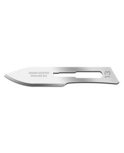 Blade, Swann Morton, Sterile Stainless Steel Size 13 100/bx