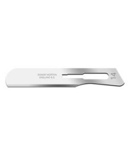 Blade, Swann Morton, Sterile Stainless Steel Size 14 100/bx