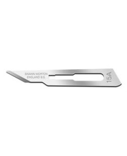 Blade, Swann Morton, Sterile Stainless Steel Size 15a 100/bx