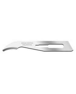 Stitch Cutter Blade, Swann-Morton Sterile, Blade Requires A #3 Fitment Handle 100/bx