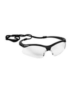 Jackson Safety Glasses, Clear Hard Coat Lens, Black Frame with Black Tips, 12/cs