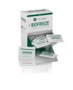 Biofreeze® Professional Gravity Feed Dispenser, Contains: 3 ml BF Pro Packettes, 100 ct., 10 /cs (48 cs/plt) (Cannot be sold to retail outlets and/ or Amazon) (091791) (Item is considered HAZMAT and cannot ship via Air or to AK, GU, HI, PR, VI)