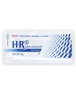 HR® Sterile Lubricating Jelly 5gm One Shot®, 144/bx