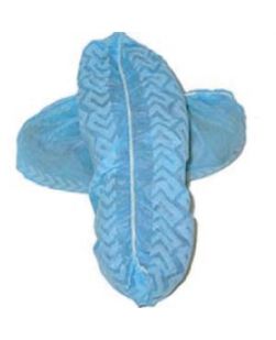 Anti-Skid Shoe Covers, Blue, 1 Size Fits All, 50 pairs/bx