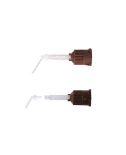 T-Mix HP Mixing Tips, Core Material, Brown + 25 Standard Clear Intra-Oral Tips, 25/bg