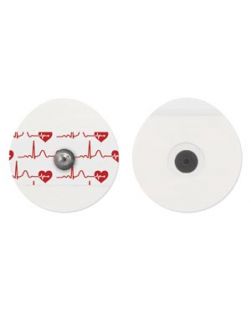 Electrode, PE Foam, Adult, Oval, 43mm x 45mm, General Purpose, Stress & Holter, 5/pch, 200 pch/bx (091956)