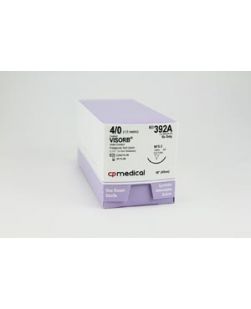 Suture, 4/0, PGA, Violet, 18, FS-2, 12/bx