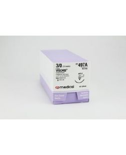 Suture, 3/0, PGA, Undyed, 18, PS-2, 12/bx