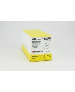 Suture, 3/0, Plain Gut, 18, X-1, 12/bx