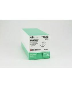 Suture, 4/0, Nylon, Black, 18, FS-2, 12/bx