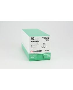 Suture, 4/0, Nylon, Blue, 30, FS-2, 12/bx